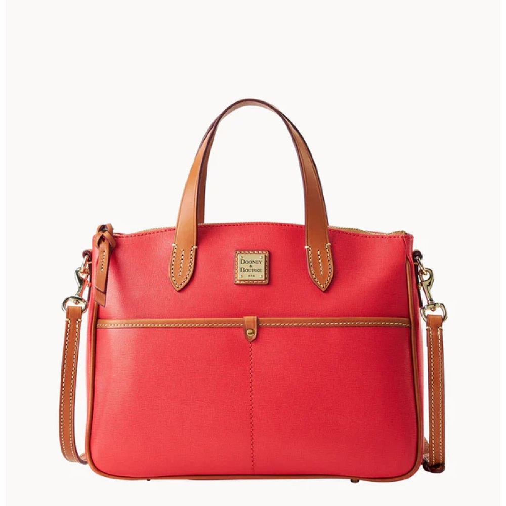 Dooney & Bourke Saffiano Small Daniela Red Tomatoe